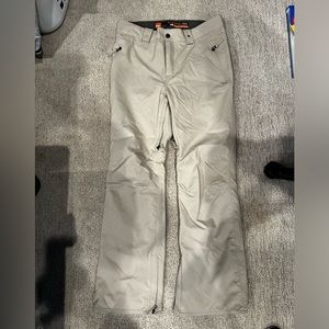 Men’s L snowboarding beige pants.